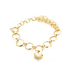 Pulseira-em-Ouro-18k--circulos-trabalhados-coracao--Joiasgold-pu04907