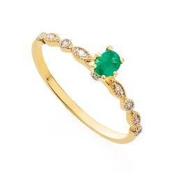Anel-em-Ouro-18k-Solitario-com-Esmeralda-e-Diamantes-an35309-joiasgold