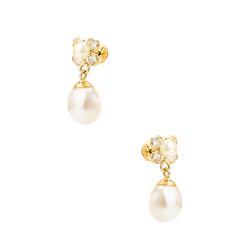 Brinco-em-Ouro-18k-Flor-Zirconia-com-Perola-30mm-br23613--joiasgold