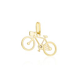 Pingente-de-Ouro-18k-Bicicleta-com-Diamante-pi19987-Joias-Gold