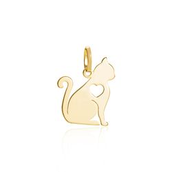 Pingente-de-Ouro-18k-Gato-Liso-com-Coracao-Vazado-pi20002-joiasgold