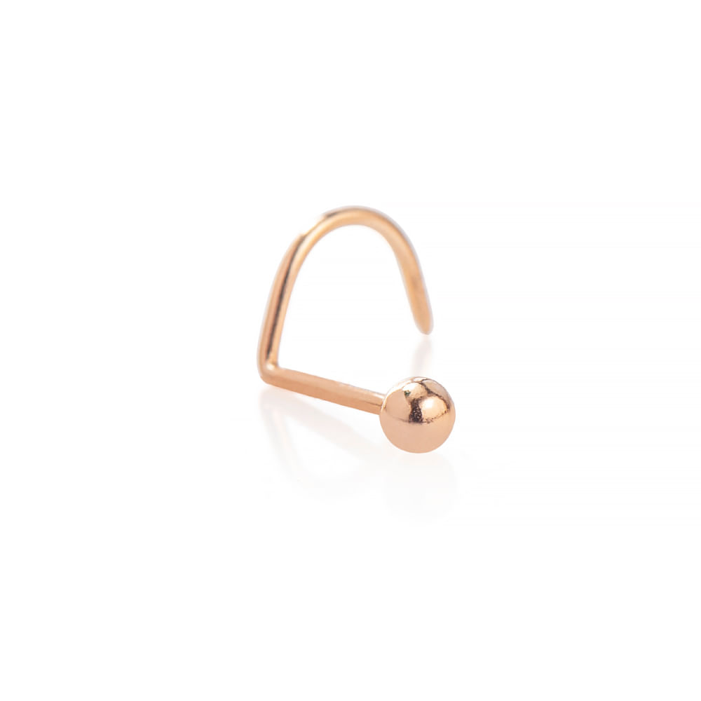 ARGOLA OURO 18K NARIZ PERFEITO CLICKER - I Love Piercing - Loja Online de  Piercings e Alargadores