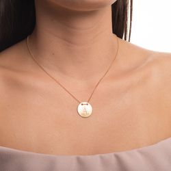 Gargantilha-em-Ouro-18k-Medalha-Letra-A-Rodinada-com-40cm-ga05080-joiasgold