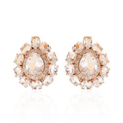 Brinco-em-Ouro-Rose-18k-Gota-com-Cristal-e-Diamantes-br21693-Joias-Gold