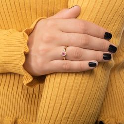 Anel-de-Ouro-18k-Gota-com-Zirconia-Vermelha-an36748-joiasgold