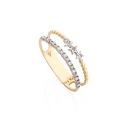 Anel-de-Ouro-18k-Aro-Duplo-com-Diamantes-e-Estrelas-an36919-Joias-gold