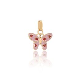 Pingente-de-Ouro-18k-Infantil-Borboleta-Esmaltada-Rosa-e-Vermelha-pi20488-JOIASGOLD