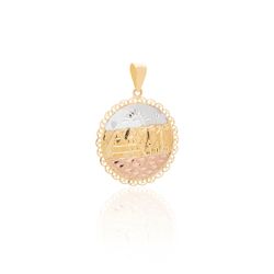 Pingente-de-Ouro-18k-Medalha-Escrava-Tricolor-Trabalhada-pi20557--joiasgold
