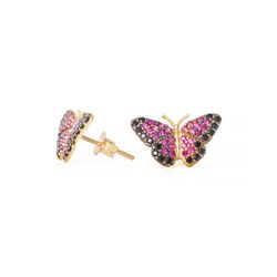 Brinco-de-Ouro-18k-Borboleta-Zirconias-Coloridas-br24534-joiasgold