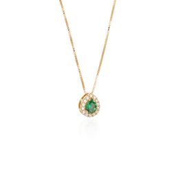 Gargantilha-de-Ouro-18k-Gota-Verde-Borda-Branca-ga05427-joiasgold