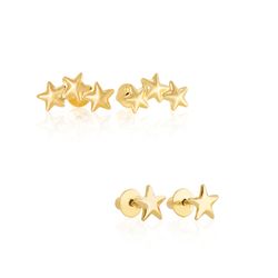 Conjunto-de-Brincos-Ouro-18k-Estrelas-cj00235-joiasgold