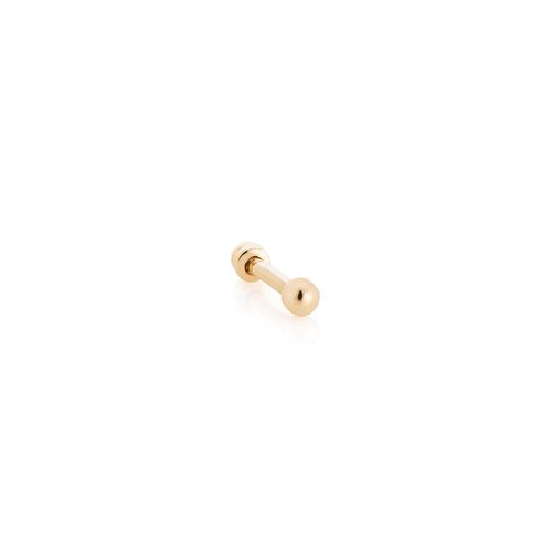 Piercing De Sobrancelha Bolinha Em Ouro 18k