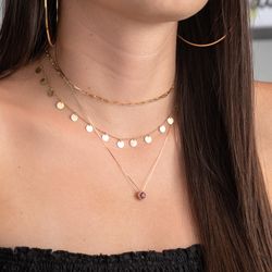Pingente-de-Ouro-18k-Ponto-de-luz-Zirconia-Vermelha-e-Branca-pi17656-Joias-gold