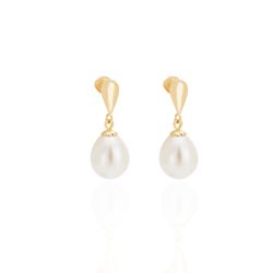 Brinco-de-Ouro-18K-Perola-Modelo-Gota-Pendurada-70mm-br20223-Joias-gold