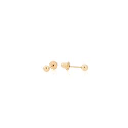 Brinco-de-Ouro-18k-Bola-Lisa-2.5mm-br24934-Joias-gold