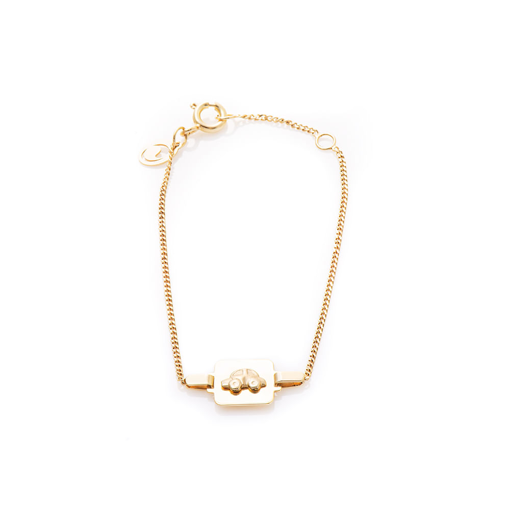 Pulseira-de-Ouro-18k-Infantil-Placa-com-Carro-de-15cm-pu04683-joiasgold