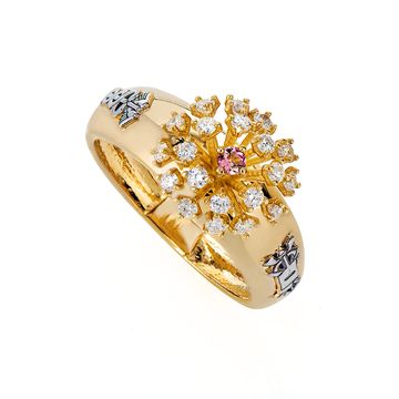 Anel-de-Formatura-de-Ouro-18k-Ciencias-Contabeis-com-Turmalina-Rosa-an-joiasgold