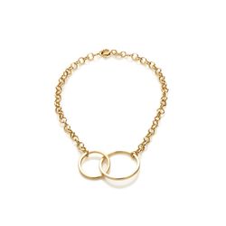 Pulseira-de-Ouro-18k-Portuguesa-com-Circulos-Lisos-Vazados-19cm-pu0576-joiasgold
