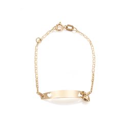 Pulseira-de-Ouro-18k-Infantil-Placa-Coracao-Piastrine-12cm-pu06089