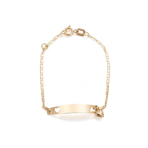Pulseira-de-Ouro-18k-Infantil-Placa-Coracao-Piastrine-12cm-pu06089
