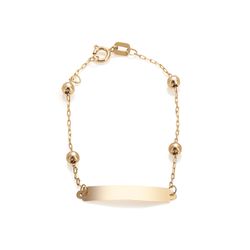 Pulseira-de-Ouro-18k-Placa-Infantil-com-Bola-3mm-com-12cm-pu06093-joiasgold.