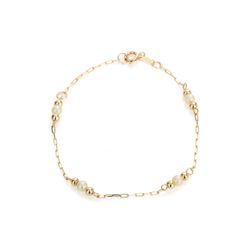 Pulseira-de-Ouro-18k-Infantil-Perolas-e-Bolas-15cm-Pu04466-joiasgold