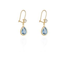 Brinco-de-Ouro-18k-Anzol-Zirconia-Azul-Gota-br25809-JOIASGOLD