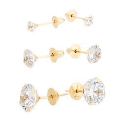 Conjunto-Trio-Brincos-de-Ouro-18k-Zirconia-25mm---4mm-e-6mm-br25939-joiasgold