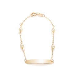 Pulseira-de-Ouro-18k-Placa-com-Perolas-3mm-com-13cm-pu06103-joiasgold