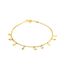 Tornozeleira-de-Ouro-18k-Gotas-Lisas-Pendurada-25cm-to00289-joiasgold