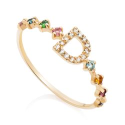 Anel-de-Ouro-18k-Letra-D-com-Pedras-Brasileiras-an38731-joiasgold