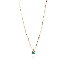 Gargantilha de Ouro Dezoito Kilates Cartier Esmeralda com 40cm Joiasgold