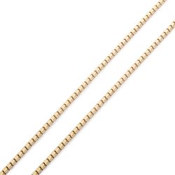 Corrente de Ouro Dezoito Kilates  Veneziana de 2mm com 70cm Joiasgold