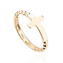 anel-ouro-dezoito-kilates-cruz-aro-bolinhas-joiasgold