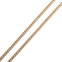 Corrente de Ouro Dezoito Kilates Groumet de 5,3mm com 60cm Joiasgold