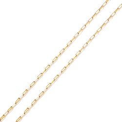Corrente de Ouro Dezoito Kilates Cartier Quadrada 0,9mm 45cm Joiasgold