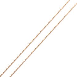 Corrente de Ouro Rosê Dezoito Kilates Veneziana 0,7mm com 60cm Joiasgold