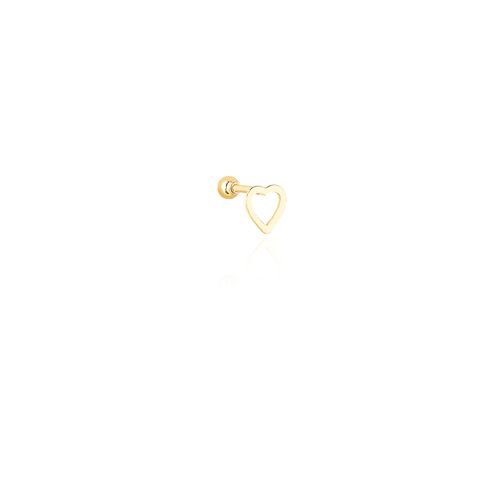 Piercing de Orelha Transversal Ouro 18k Ishizaki - 0.59 - Ishizaki Jóias