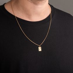 corrente-pingente-ouro-dezoito-kilates-placa-lisa-fosca-60cm-modelo-joiasgold