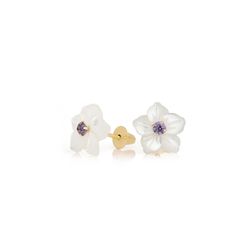brinco-ouro-dezoito-kilates-flor-madreperola-zirconia-roxa-joiasgold