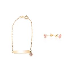conjunto-ouro-dezoito-kilates-pulseira-brinco-coracao-zirconias-joiasgold