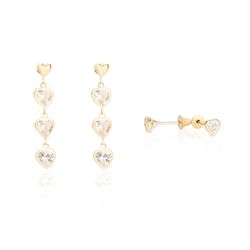 conjunto-brincos-ouro-dezoito-kilates-coracoes-zirconia-joiasgold