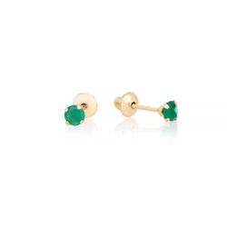 brinco-ouro-dezoito-kilates-zirconia-verde-joiasgold