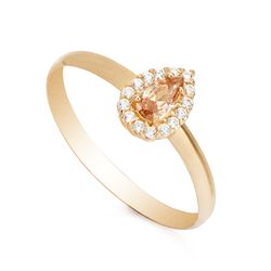 anel-ouro-dezoito-kilates-gota-zirconia-champagne-brancas-joiasgold