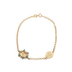 pulseira-ouro-dezoito-kilates-nossa-senhora-gracas-diamantes-esmeraldas-joiasgold