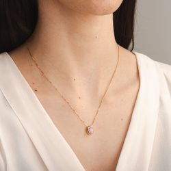 gargantilha-ouro-dezoito-kilates-oval-topazio-rosa-45cm-modelo-joiasgold
