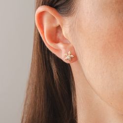 brinco-ouro-dezoito-kilates-flor-zirconia-navete-modelo-joiasgold
