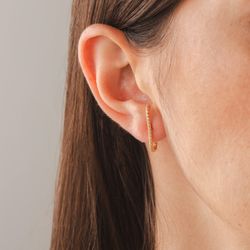 brinco-ouro-dezoito-kilates-ear-hook-zirconias-modelo-joiasgold