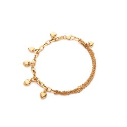 pulseira-ouro-dezoito-kilates-elos-ovais-coracoes-fio-duplo-19cm-joiasgold