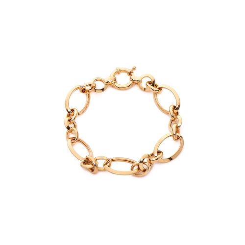 pulseira-ouro-dezoito-kilates-circulos-ovais-lisos-18cm-joiasgold